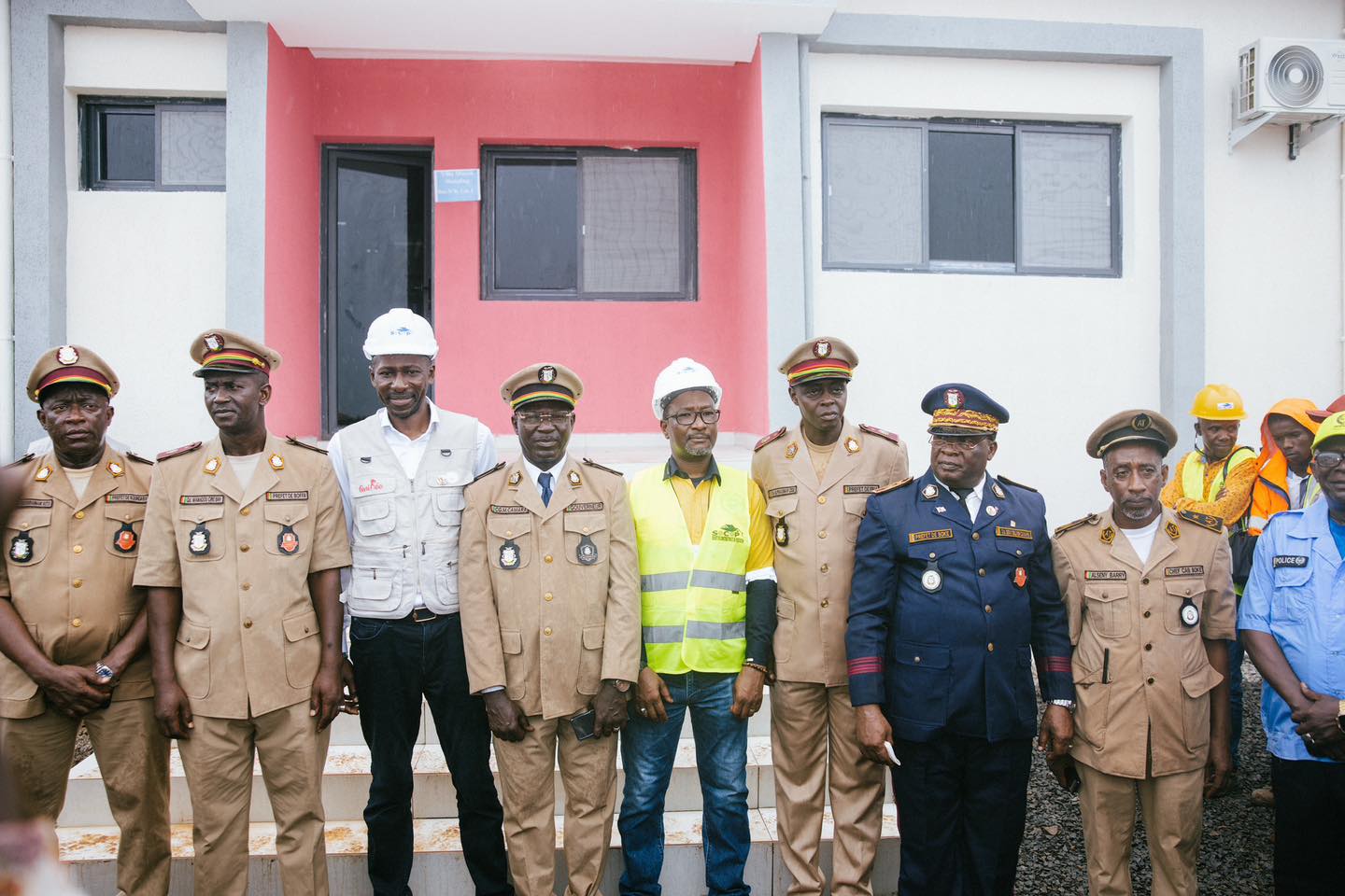 A l'occasion du 3ème anniversaire du CNRD, le chantier de Kolabounyi a été le théâtre d'une cérémonie d’inauguration des bâtiments témoins