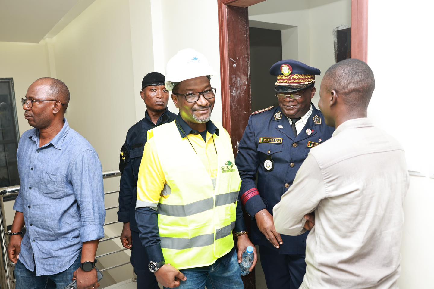 A l'occasion du 3ème anniversaire du CNRD, le chantier de Kolabounyi a été le théâtre d'une cérémonie d’inauguration des bâtiments témoins