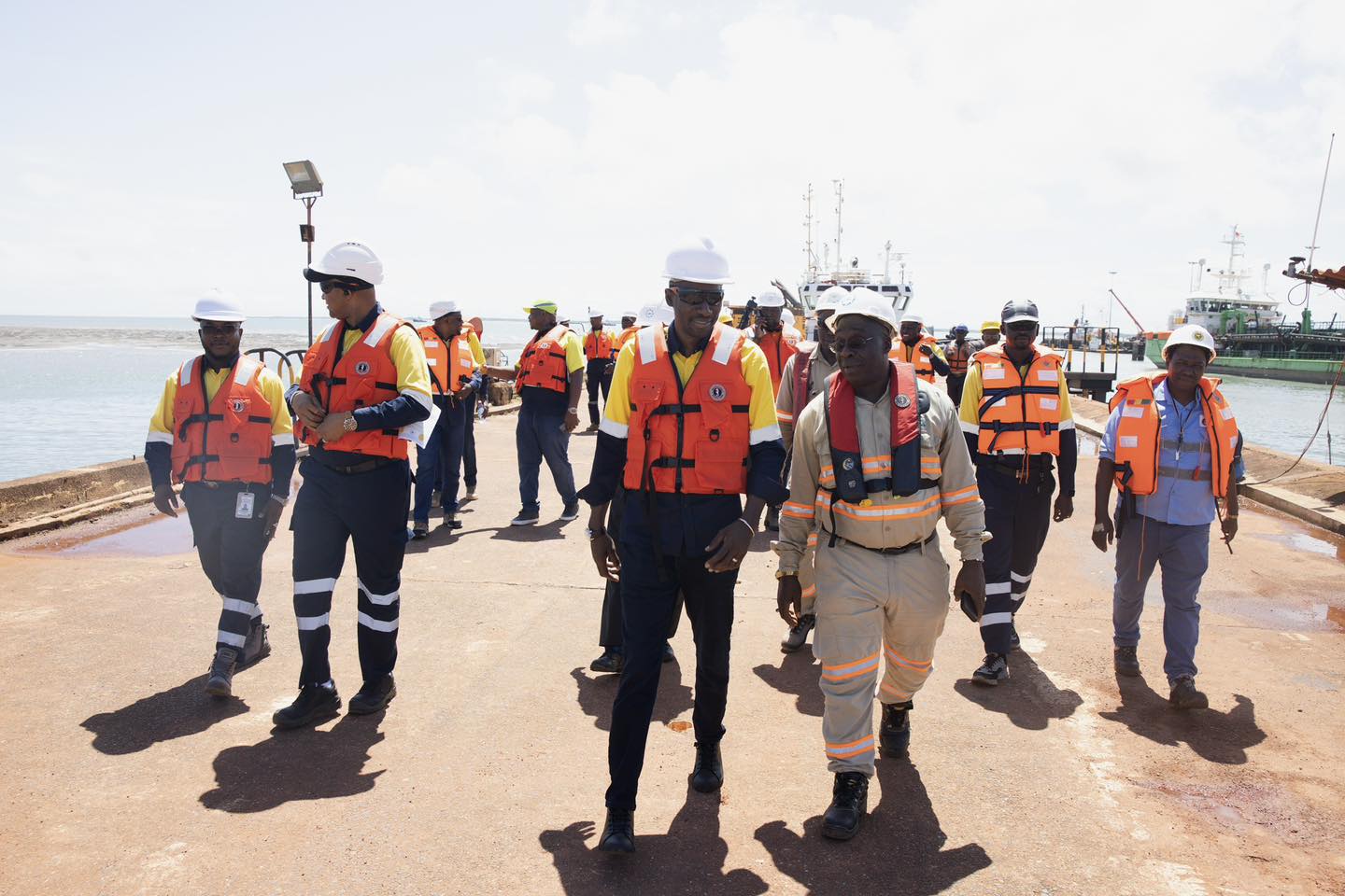 Mission de visite des infrastructures minières dans le corridor nord-ouest.